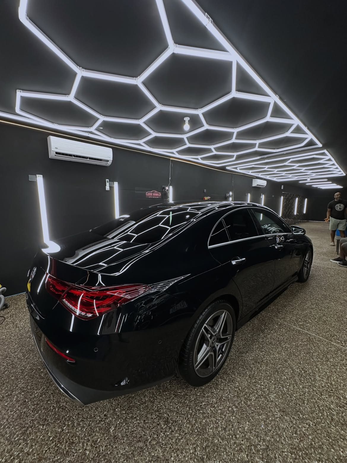 Mercedes S-Class Coupe — three-quarter rear view