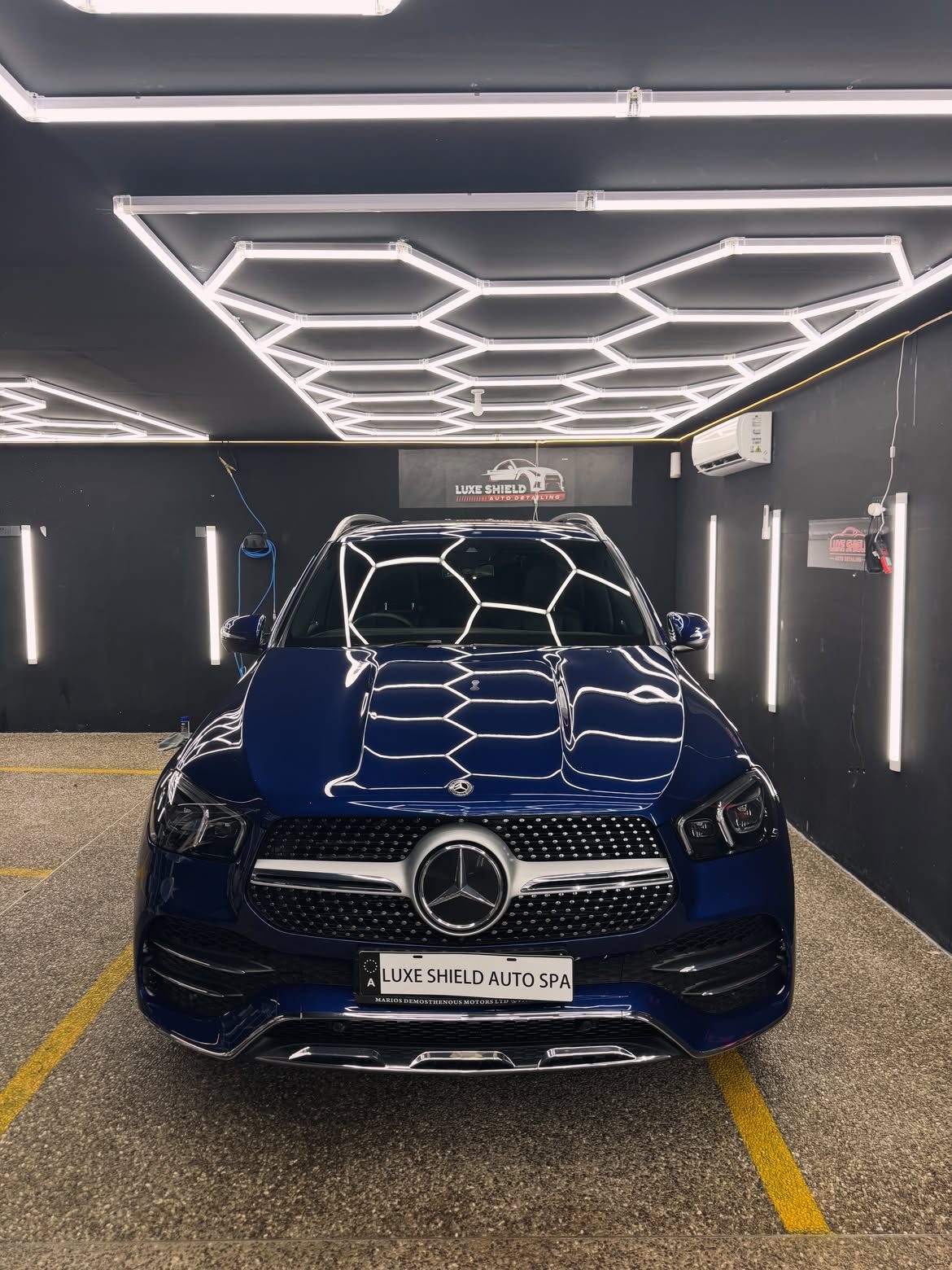 Mercedes GLE — ceramic protection, studio-lit finish