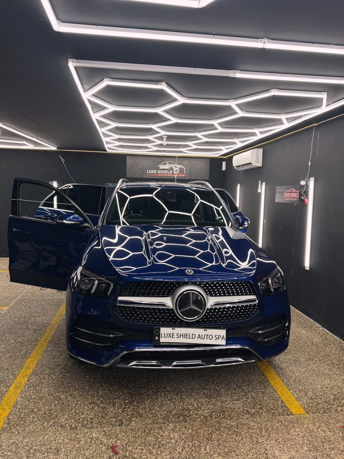Mercedes GLE — quality check after ceramic application
